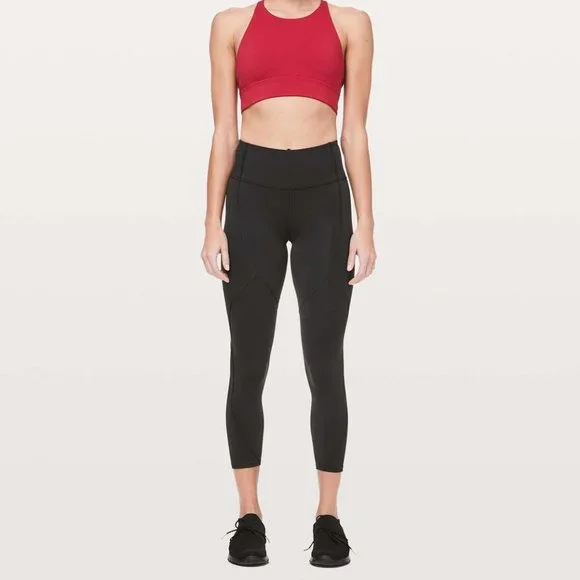 NWOT Lululemon To The Beat Tight (Everlux) 24" Black, size 4 - Picture 9 of 9